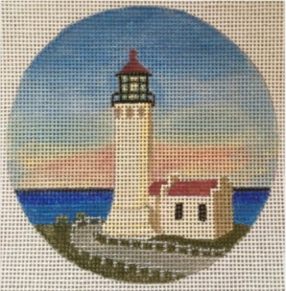 click here to view larger image of North Head Light - WA   (hand painted canvases)