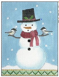 click here to view larger image of Snowman Birds (hand painted canvases)