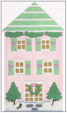 click here to view larger image of Pink Glitter House (hand painted canvases)