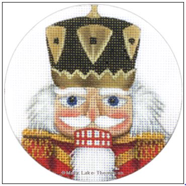click here to view larger image of Drummer Nutcracker Ornament (hand painted canvases)