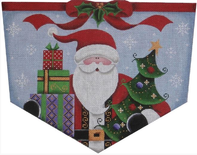 click here to view larger image of Happy Santa Cuff - 13ct (hand painted canvases)