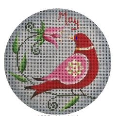 click here to view larger image of May Bird Ornament (hand painted canvases)