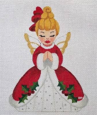 click here to view larger image of Christmas Girl 1 (hand painted canvases)