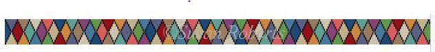 click here to view larger image of Harlequin Belt (hand painted canvases)