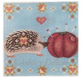 click here to view larger image of Quill Love Hedgehog (hand painted canvases)
