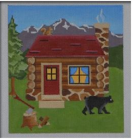 click here to view larger image of Mountain House (hand painted canvases)