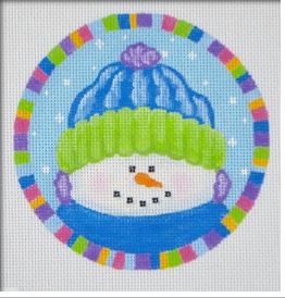 click here to view larger image of Max The Snowman Ornament (printed canvas)