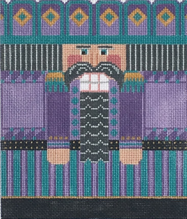 click here to view larger image of Purple/Blue Nutcracker Roll Up Stitch Guide (books)