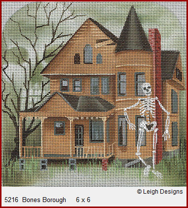 click here to view larger image of Bones Borough (hand painted canvases)