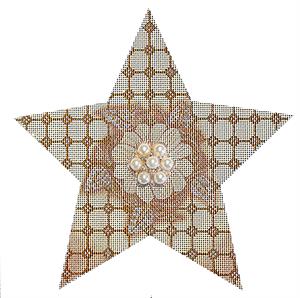 click here to view larger image of Gold Star 1 (hand painted canvases)