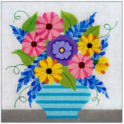 click here to view larger image of Happy Flowers Bouquet (hand painted canvases)