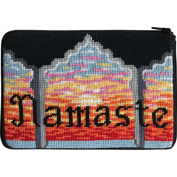 click here to view larger image of Namaste Purse (needlepoint kits)