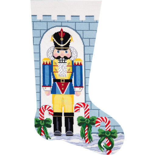 click here to view larger image of Nutcracker Soldier Stocking (needlepoint kits)