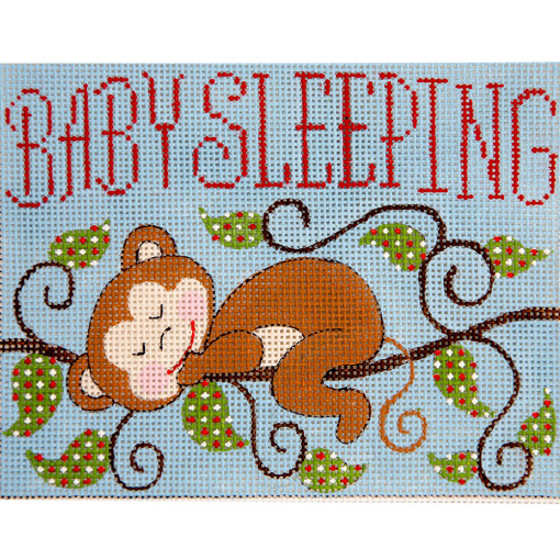 click here to view larger image of Monkey Baby Sleeping (hand painted canvases)