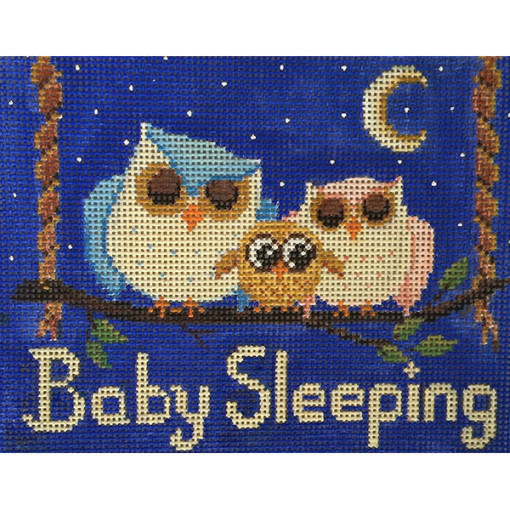 click here to view larger image of Baby Sleeping Owls (hand painted canvases)