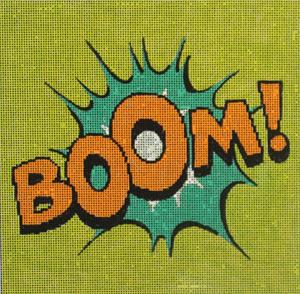 click here to view larger image of Boom! (hand painted canvases)