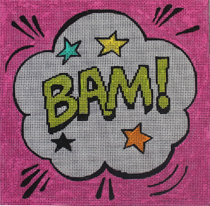 click here to view larger image of Bam! (hand painted canvases)