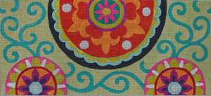 click here to view larger image of Folk Art Floral (hand painted canvases)