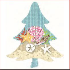 click here to view larger image of Seashells At The Shore Tree Stitch Guide (books)