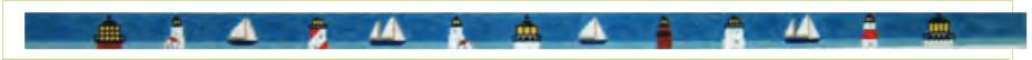 click here to view larger image of Lighthouses Belt (hand painted canvases)