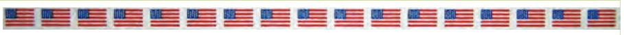 click here to view larger image of American Flag Belt (hand painted canvases)
