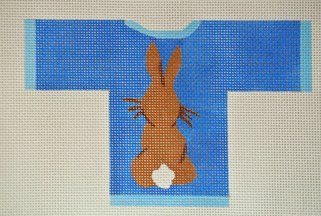 click here to view larger image of Rabbit Sweater (hand painted canvases)