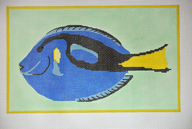 click here to view larger image of Blue Tang (hand painted canvases)