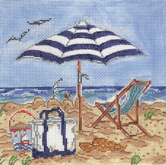 click here to view larger image of Beachtime (hand painted canvases)