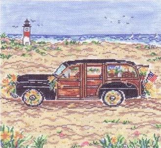 click here to view larger image of Island Woody - 13ct (hand painted canvases)