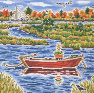 click here to view larger image of Nantucket Fall (hand painted canvases)