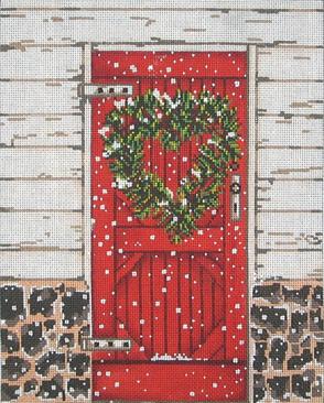 click here to view larger image of Red Door (hand painted canvases)