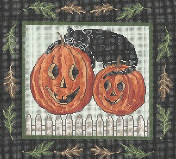click here to view larger image of Pumpkin Dreams (hand painted canvases)