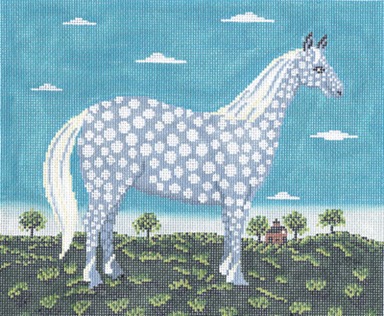 click here to view larger image of Dappled Horse, The (hand painted canvases)