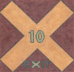click here to view larger image of Exit/Roman 10 (hand painted canvases)