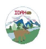 click here to view larger image of Idaho (hand painted canvases)