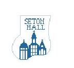 click here to view larger image of Seton Hall Mini Sock (hand painted canvases)