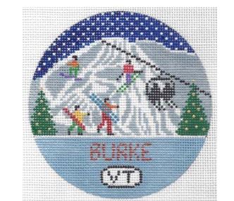 click here to view larger image of Burke Mountain   (hand painted canvases)