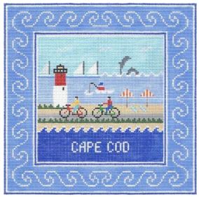 click here to view larger image of Cape Cod   (hand painted canvases)