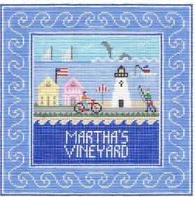 click here to view larger image of Marthas Vineyard   (hand painted canvases)
