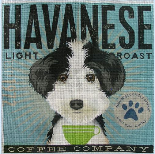 click here to view larger image of Havanese (Light Roast) (hand painted canvases)