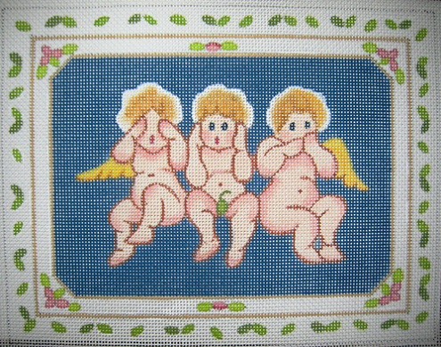 click here to view larger image of Ritas Cherubs (hand painted canvases)