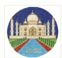 click here to view larger image of India Ornament (hand painted canvases)