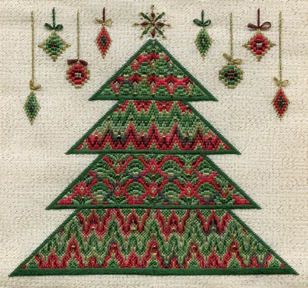 click here to view larger image of Bargello Christmas Tree (Includes Embellishments) (counted canvas work)