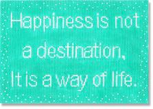 click here to view larger image of Happiness Is Not A Destination (hand painted canvases)
