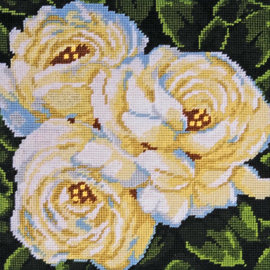 click here to view larger image of White Roses (needlepoint kits)