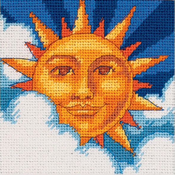 click here to view larger image of Celestial Sun (needlepoint kits)