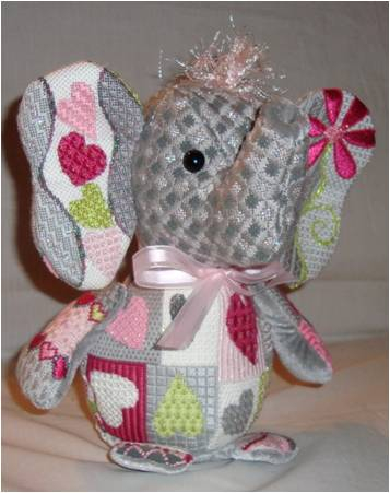 click here to view larger image of Ella Elephant (hand painted canvases)
