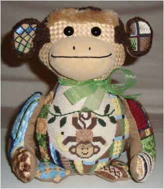 click here to view larger image of Manny Monkey (hand painted canvases)