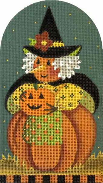 click here to view larger image of Punkin Punkin Witch (hand painted canvases)