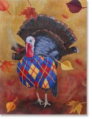 click here to view larger image of Norman Turkey (hand painted canvases)